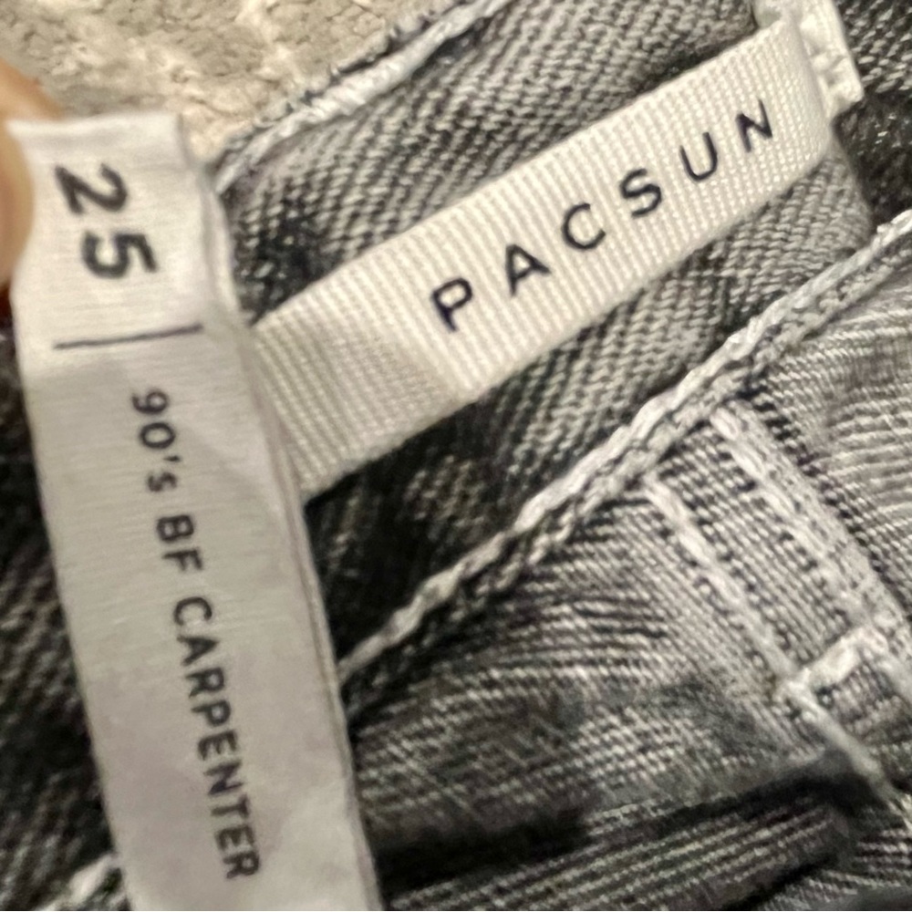 PacSun 90’s Boyfriend Carpenter Jeans in Black - Picture 5 of 15